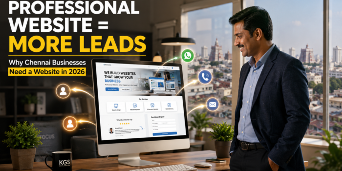 Professional website for business helping Chennai companies generate more leads through website development and online enquiries