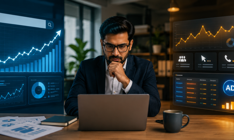 SEO vs Google Ads comparison for business growth and lead generation